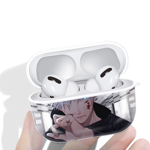 呪術廻戦 Jujutsu Kaisen 【AirPods Pro用】ハードシェル保護ケース 耐衝撃・防指紋・カラビナ付き商品仕様