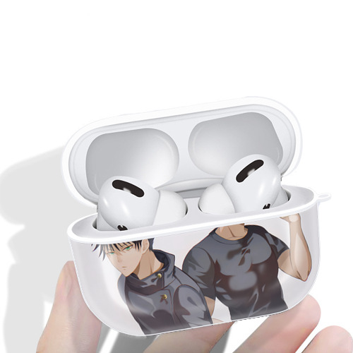 呪術廻戦 Jujutsu Kaisen 【AirPods Pro用】ハードシェル保護ケース 耐衝撃・防指紋・カラビナ付き商品仕様