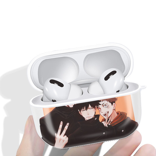 呪術廻戦 Jujutsu Kaisen 【AirPods Pro用】ハードシェル保護ケース 耐衝撃・防指紋・カラビナ付き商品仕様