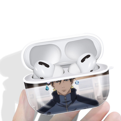 呪術廻戦 Jujutsu Kaisen 【AirPods Pro用】ハードシェル保護ケース 耐衝撃・防指紋・カラビナ付き商品仕様