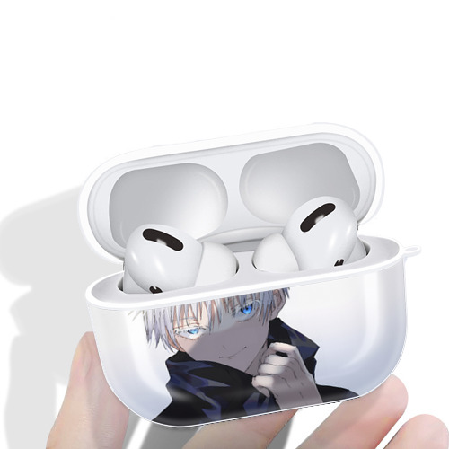 呪術廻戦 Jujutsu Kaisen 【AirPods Pro用】ハードシェル保護ケース 耐衝撃・防指紋・カラビナ付き商品仕様