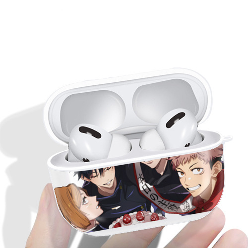 呪術廻戦 Jujutsu Kaisen 【AirPods Pro用】ハードシェル保護ケース 耐衝撃・防指紋・カラビナ付き商品仕様