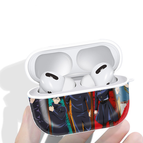 呪術廻戦 Jujutsu Kaisen 【AirPods Pro用】ハードシェル保護ケース 耐衝撃・防指紋・カラビナ付き商品仕様