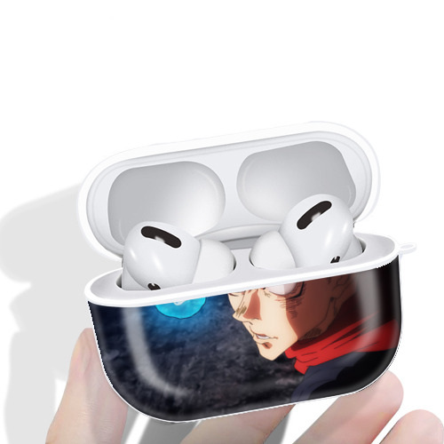 呪術廻戦 Jujutsu Kaisen 【AirPods Pro用】ハードシェル保護ケース 耐衝撃・防指紋・カラビナ付き商品仕様