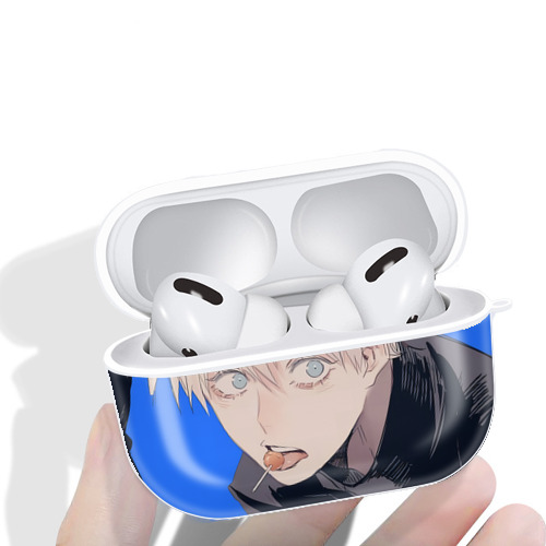 呪術廻戦 Jujutsu Kaisen 【AirPods Pro用】ハードシェル保護ケース 耐衝撃・防指紋・カラビナ付き商品仕様