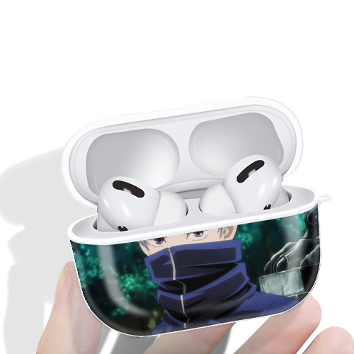 呪術廻戦 Jujutsu Kaisen 【AirPods Pro用】ハードシェル保護ケース 耐衝撃・防指紋・カラビナ付き商品仕様