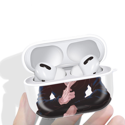 呪術廻戦 Jujutsu Kaisen 【AirPods Pro用】ハードシェル保護ケース 耐衝撃・防指紋・カラビナ付き商品仕様