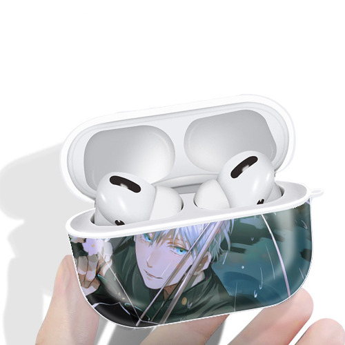 呪術廻戦 Jujutsu Kaisen 【AirPods Pro用】ハードシェル保護ケース 耐衝撃・防指紋・カラビナ付き商品仕様