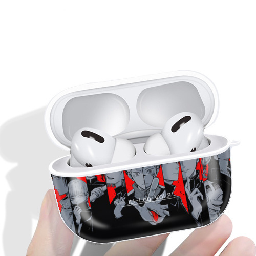 呪術廻戦 Jujutsu Kaisen 【AirPods Pro用】ハードシェル保護ケース 耐衝撃・防指紋・カラビナ付き商品仕様