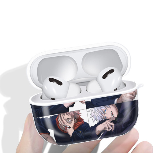 呪術廻戦 Jujutsu Kaisen 【AirPods Pro用】ハードシェル保護ケース 耐衝撃・防指紋・カラビナ付き商品仕様
