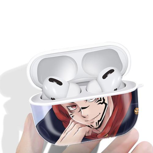 呪術廻戦 Jujutsu Kaisen 【AirPods Pro用】ハードシェル保護ケース 耐衝撃・防指紋・カラビナ付き商品仕様