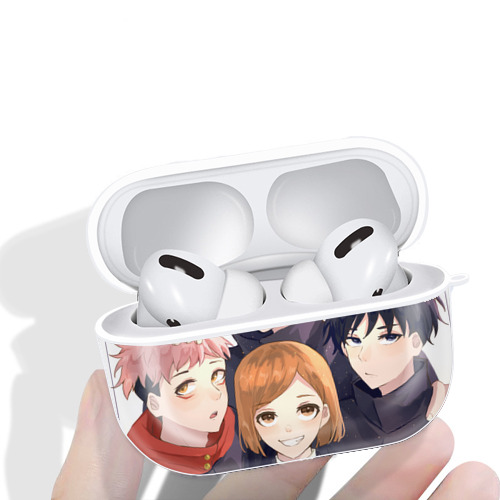 呪術廻戦 Jujutsu Kaisen 【AirPods Pro用】ハードシェル保護ケース 耐衝撃・防指紋・カラビナ付き商品仕様