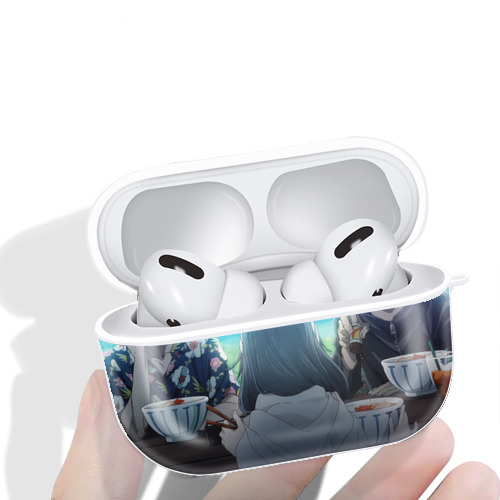 呪術廻戦 Jujutsu Kaisen 【AirPods Pro用】ハードシェル保護ケース 耐衝撃・防指紋・カラビナ付き商品仕様