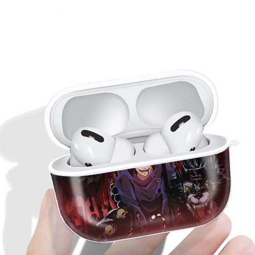 呪術廻戦 Jujutsu Kaisen 【AirPods Pro用】ハードシェル保護ケース 耐衝撃・防指紋・カラビナ付き商品仕様