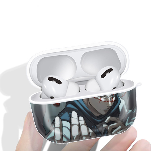 呪術廻戦 Jujutsu Kaisen 【AirPods Pro用】ハードシェル保護ケース 耐衝撃・防指紋・カラビナ付き商品仕様