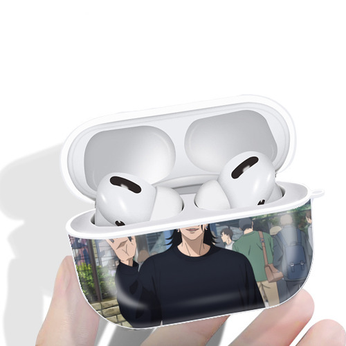 呪術廻戦 Jujutsu Kaisen 【AirPods Pro用】ハードシェル保護ケース 耐衝撃・防指紋・カラビナ付き商品仕様
