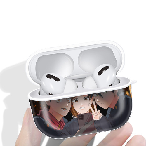 呪術廻戦 Jujutsu Kaisen 【AirPods Pro用】ハードシェル保護ケース 耐衝撃・防指紋・カラビナ付き商品仕様