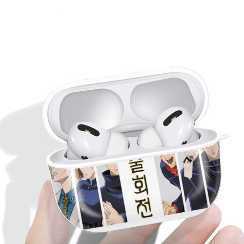 呪術廻戦 Jujutsu Kaisen 【AirPods Pro用】ハードシェル保護ケース 耐衝撃・防指紋・カラビナ付き商品仕様