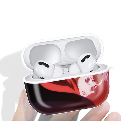呪術廻戦 Jujutsu Kaisen 【AirPods Pro用】ハードシェル保護ケース 耐衝撃・防指紋・カラビナ付き商品仕様