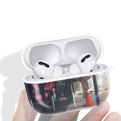 呪術廻戦 Jujutsu Kaisen 【AirPods Pro用】ハードシェル保護ケース 耐衝撃・防指紋・カラビナ付き商品仕様