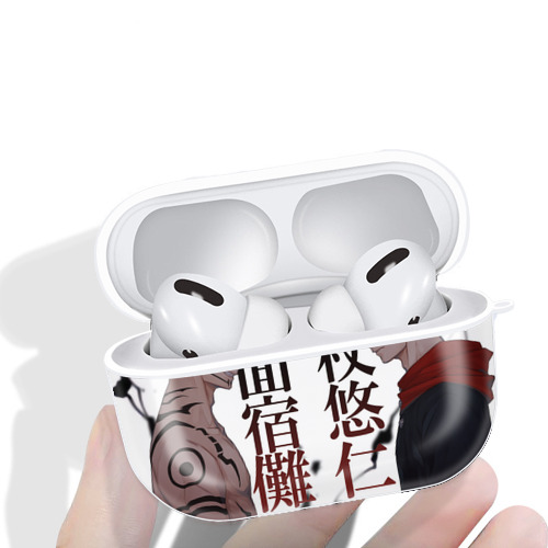 呪術廻戦 Jujutsu Kaisen 【AirPods Pro用】ハードシェル保護ケース 耐衝撃・防指紋・カラビナ付き商品仕様