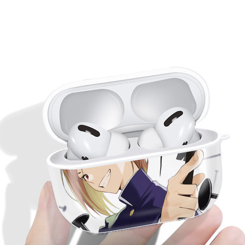 呪術廻戦 Jujutsu Kaisen 【AirPods Pro用】ハードシェル保護ケース 耐衝撃・防指紋・カラビナ付き商品仕様