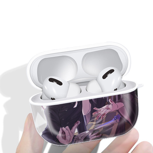呪術廻戦 Jujutsu Kaisen 【AirPods Pro用】ハードシェル保護ケース 耐衝撃・防指紋・カラビナ付き商品仕様