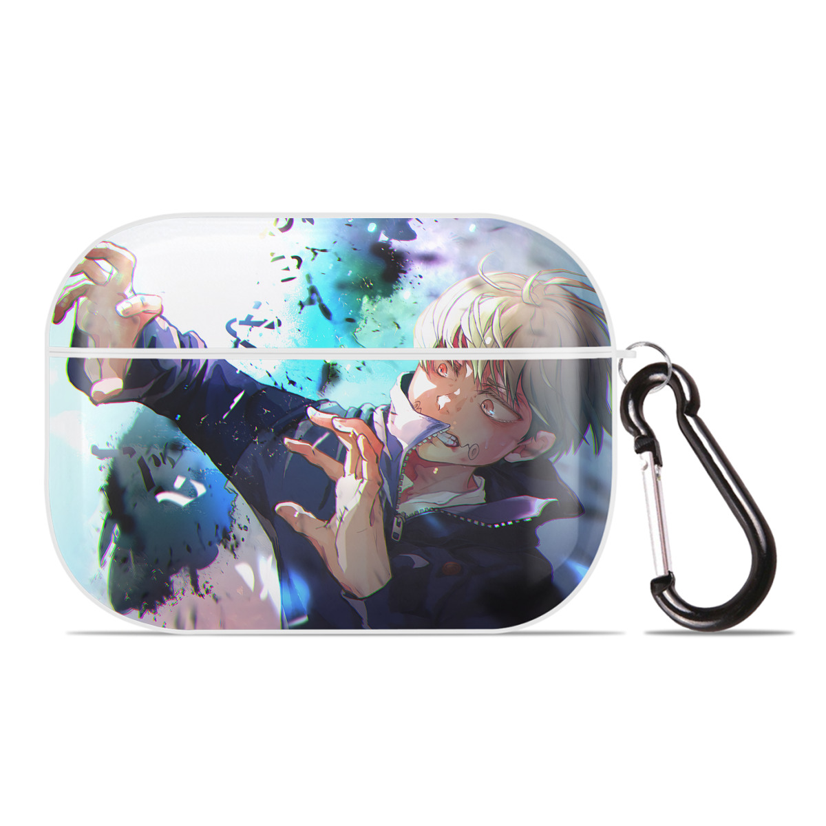 （画像用） 呪術廻戦 Jujutsu Kaisen 【AirPods Pro用】ハードシェル保護ケース 耐衝撃・防指紋・カラビナ付き商品仕様