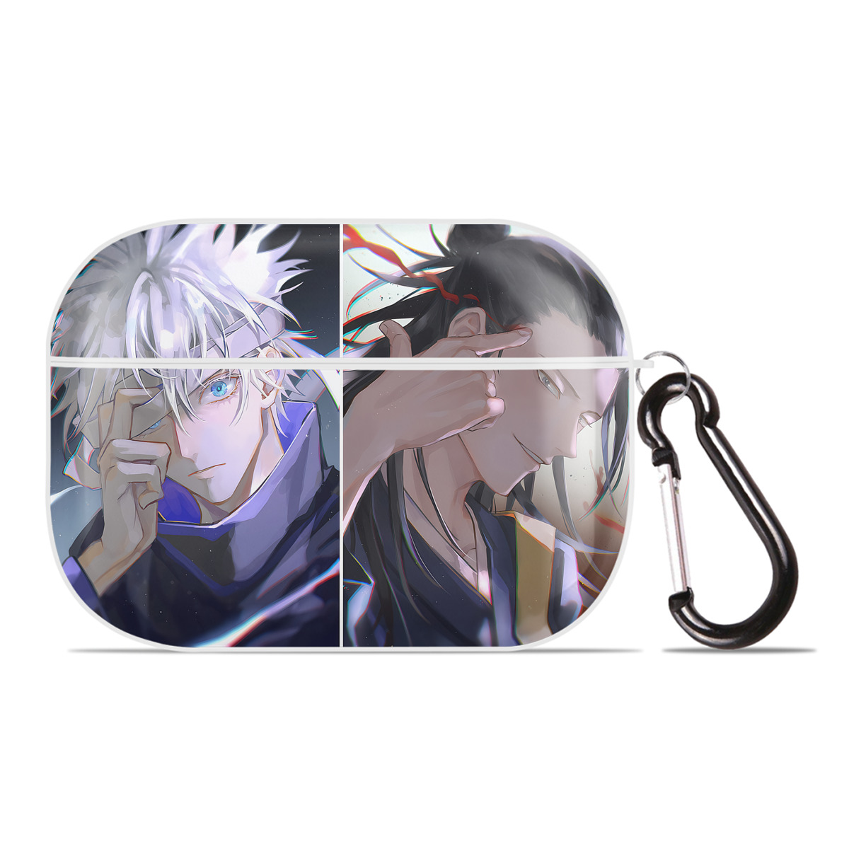 （画像用） 呪術廻戦 Jujutsu Kaisen 【AirPods Pro用】ハードシェル保護ケース 耐衝撃・防指紋・カラビナ付き商品仕様