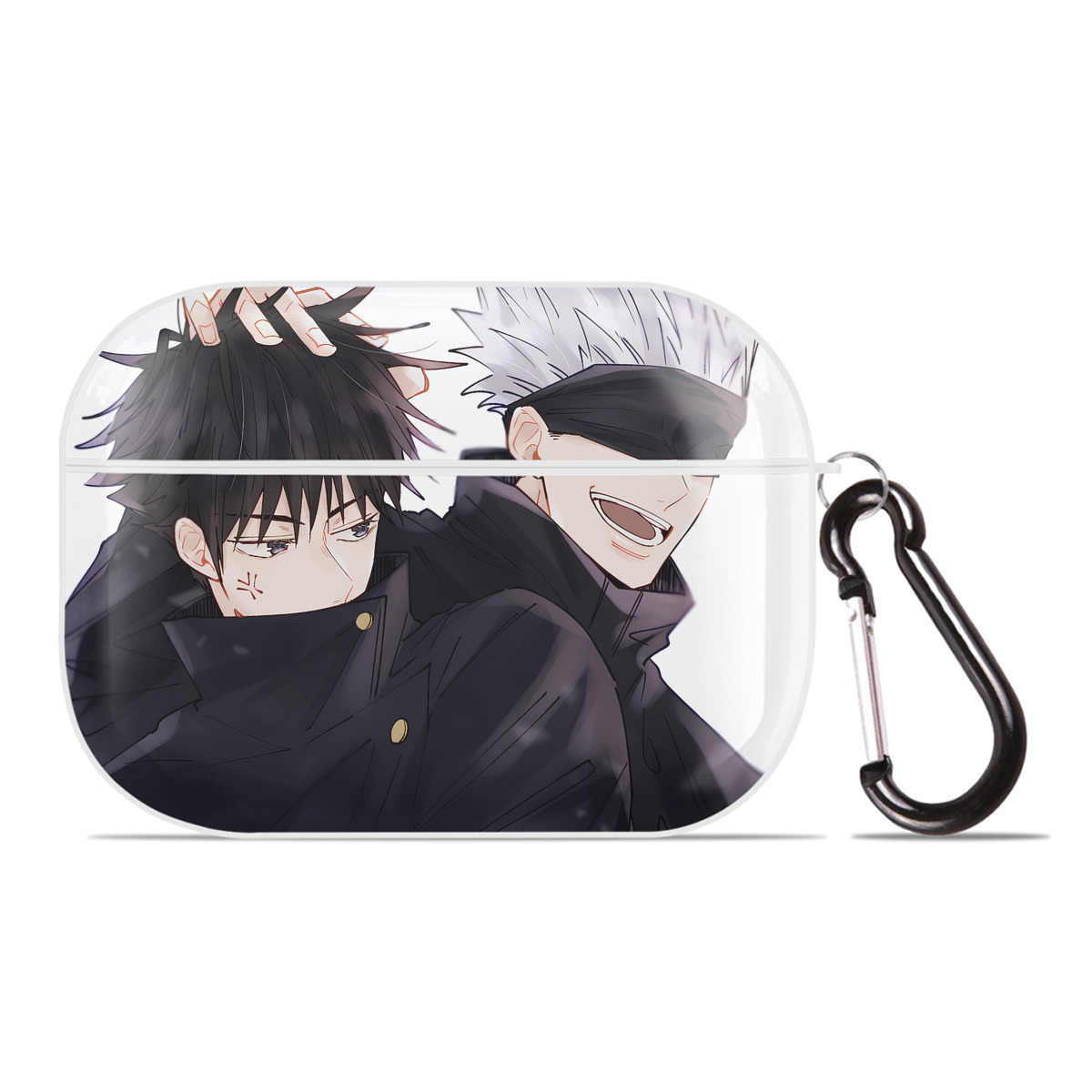 （画像用） 呪術廻戦 Jujutsu Kaisen 【AirPods Pro用】ハードシェル保護ケース 耐衝撃・防指紋・カラビナ付き商品仕様