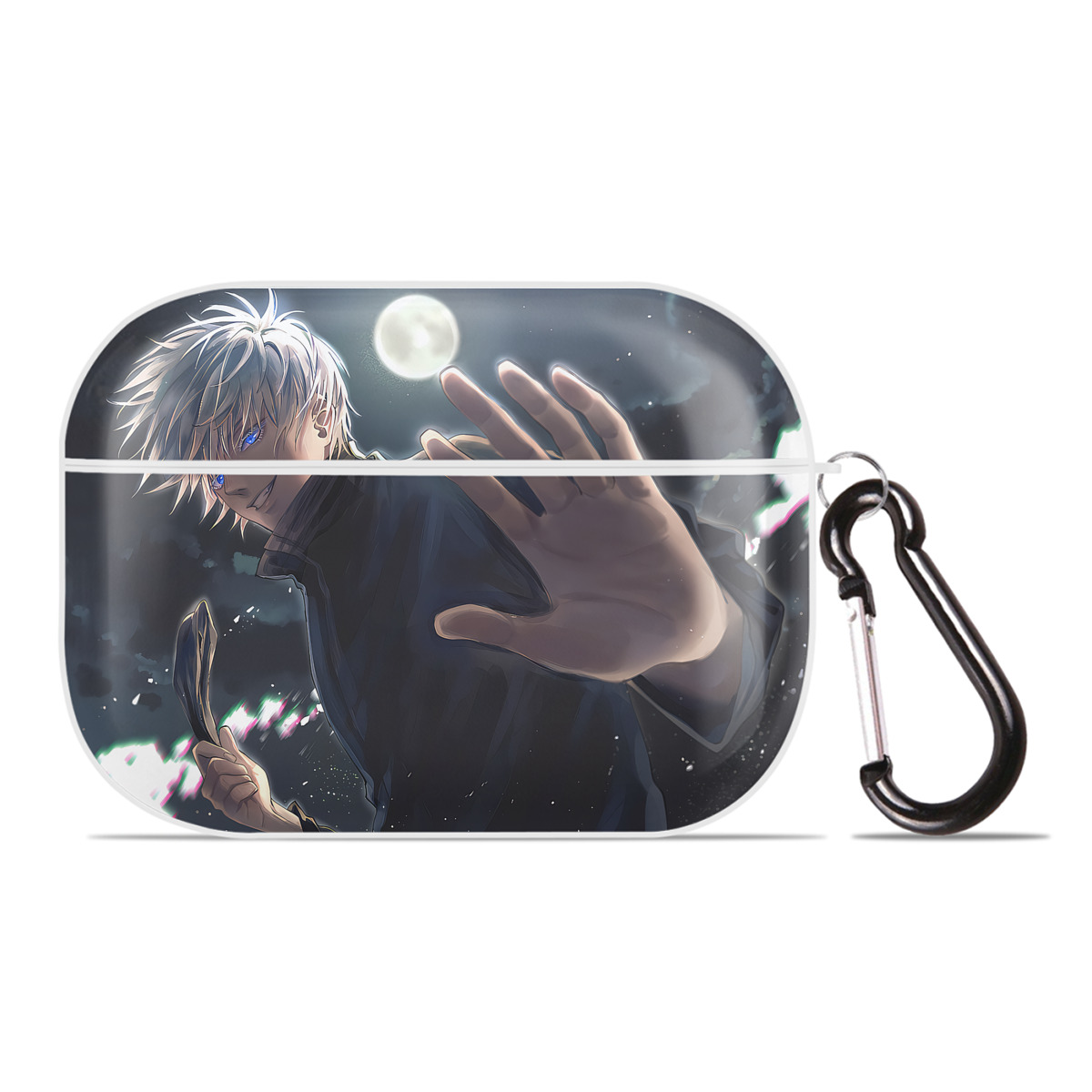 （画像用） 呪術廻戦 Jujutsu Kaisen 【AirPods Pro用】ハードシェル保護ケース 耐衝撃・防指紋・カラビナ付き商品仕様