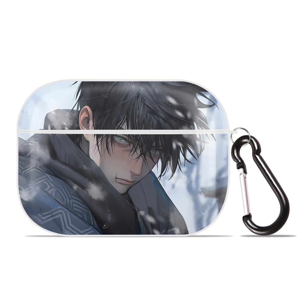 （画像用） 呪術廻戦 Jujutsu Kaisen 【AirPods Pro用】ハードシェル保護ケース 耐衝撃・防指紋・カラビナ付き商品仕様