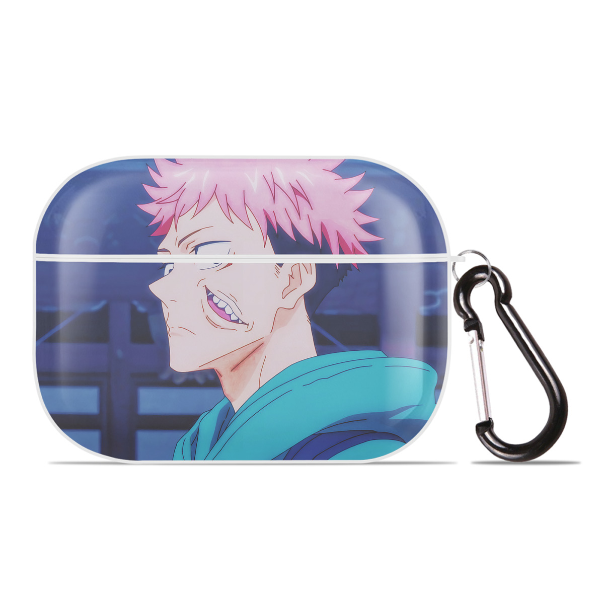（画像用） 呪術廻戦 Jujutsu Kaisen 【AirPods Pro用】ハードシェル保護ケース 耐衝撃・防指紋・カラビナ付き商品仕様