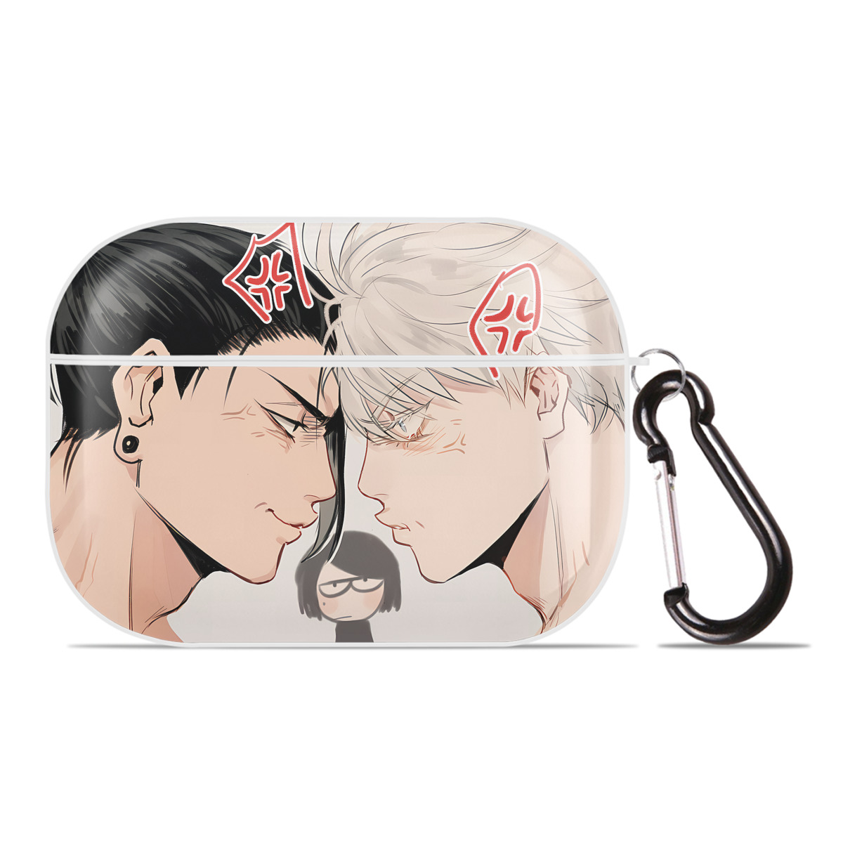 （画像用） 呪術廻戦 Jujutsu Kaisen 【AirPods Pro用】ハードシェル保護ケース 耐衝撃・防指紋・カラビナ付き商品仕様