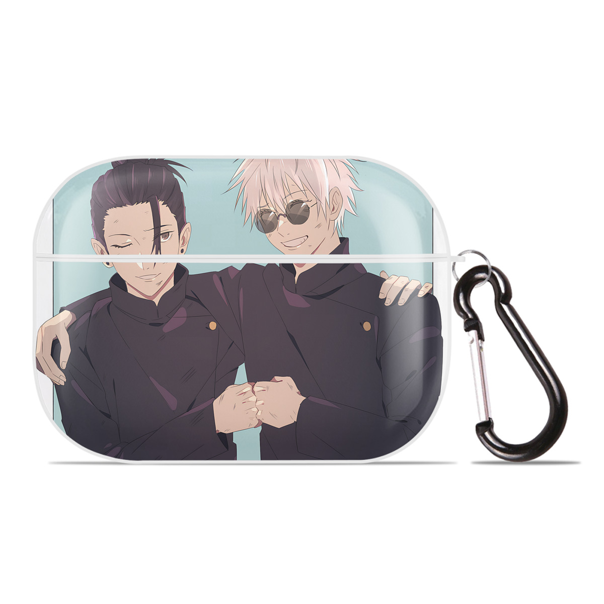 （画像用） 呪術廻戦 Jujutsu Kaisen 【AirPods Pro用】ハードシェル保護ケース 耐衝撃・防指紋・カラビナ付き商品仕様