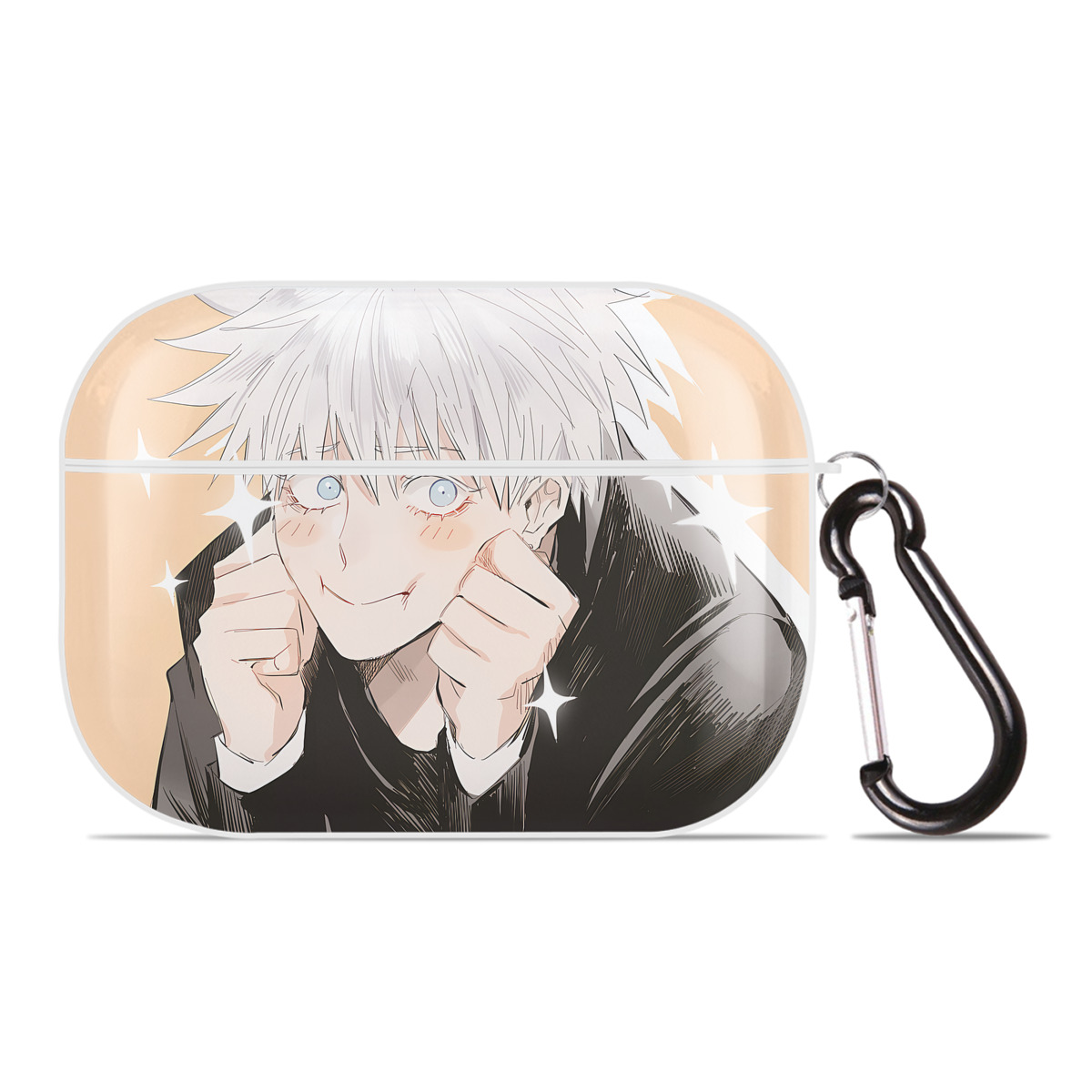 （画像用） 呪術廻戦 Jujutsu Kaisen 【AirPods Pro用】ハードシェル保護ケース 耐衝撃・防指紋・カラビナ付き商品仕様