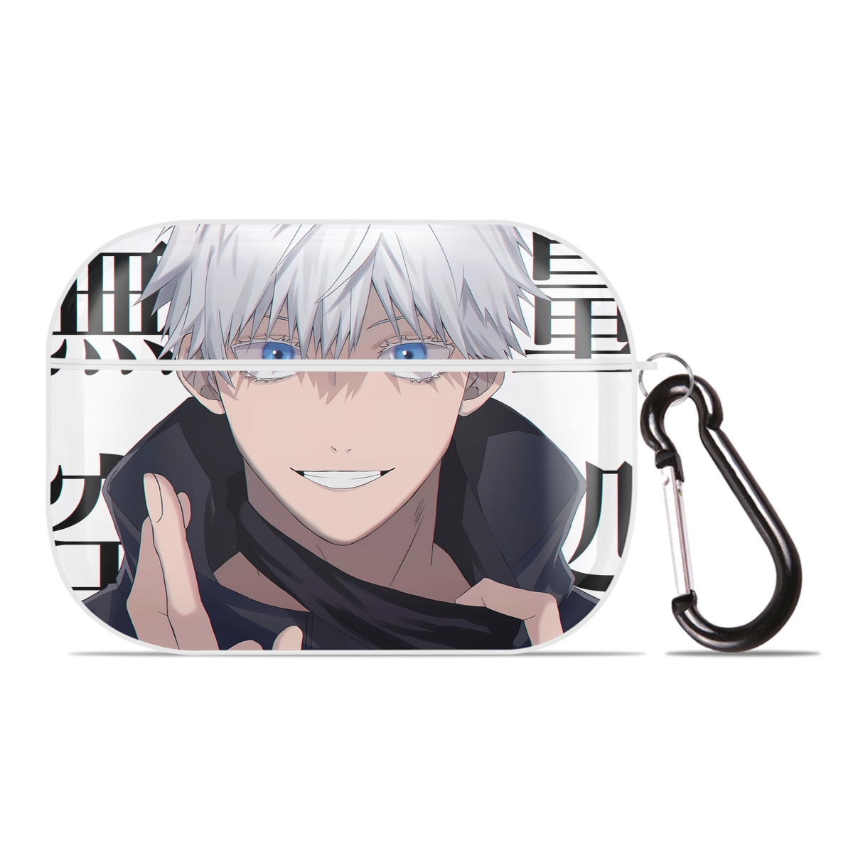 （画像用） 呪術廻戦 Jujutsu Kaisen 【AirPods Pro用】ハードシェル保護ケース 耐衝撃・防指紋・カラビナ付き商品仕様