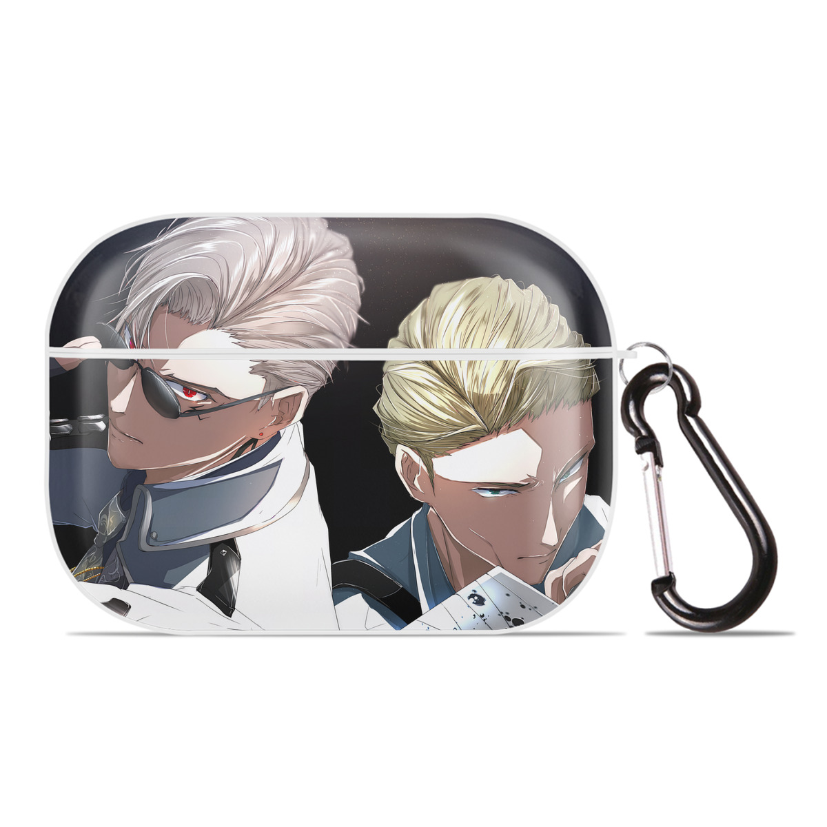 （画像用） 呪術廻戦 Jujutsu Kaisen 【AirPods Pro用】ハードシェル保護ケース 耐衝撃・防指紋・カラビナ付き商品仕様