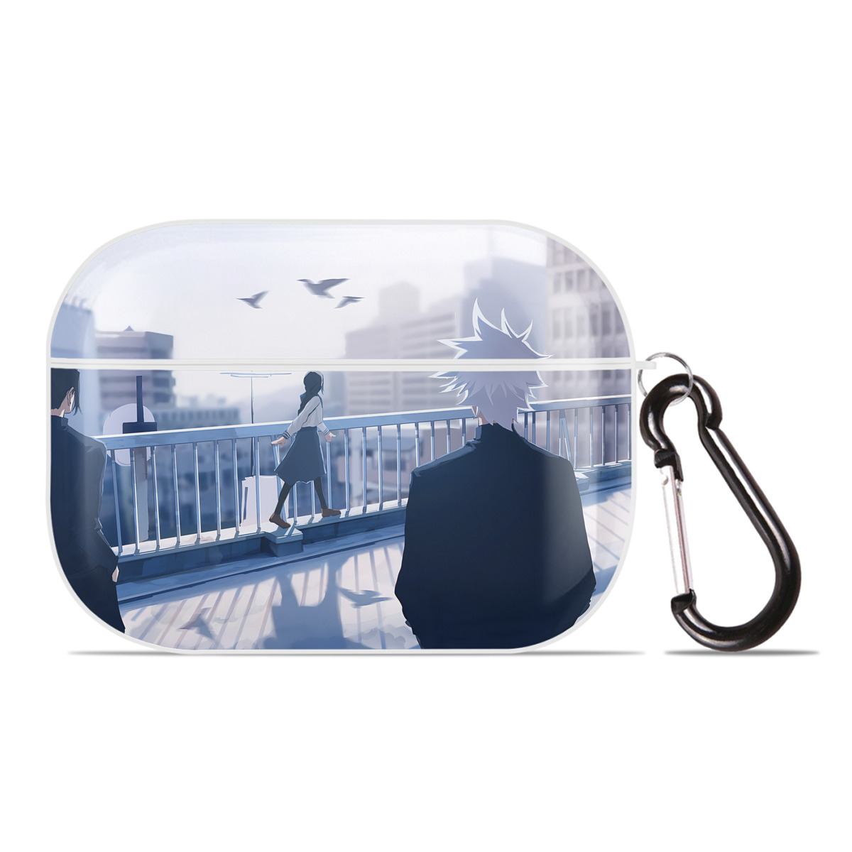 （画像用） 呪術廻戦 Jujutsu Kaisen 【AirPods Pro用】ハードシェル保護ケース 耐衝撃・防指紋・カラビナ付き商品仕様