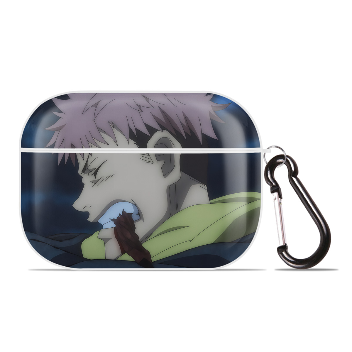 （画像用） 呪術廻戦 Jujutsu Kaisen 【AirPods Pro用】ハードシェル保護ケース 耐衝撃・防指紋・カラビナ付き商品仕様