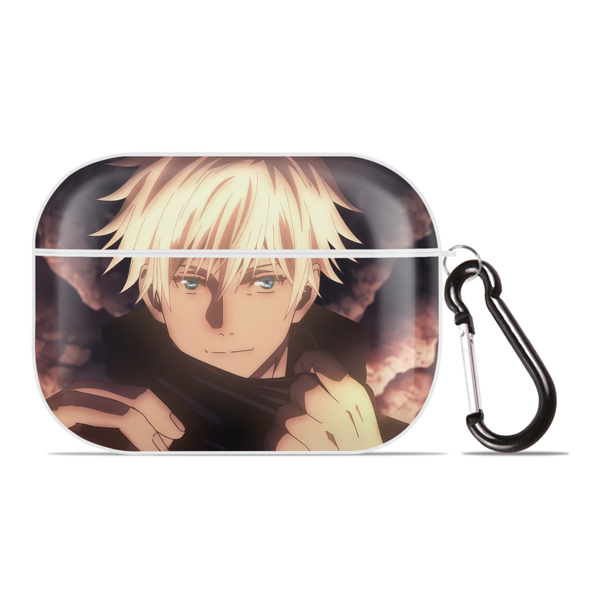 （画像用） 呪術廻戦 Jujutsu Kaisen 【AirPods Pro用】ハードシェル保護ケース 耐衝撃・防指紋・カラビナ付き商品仕様