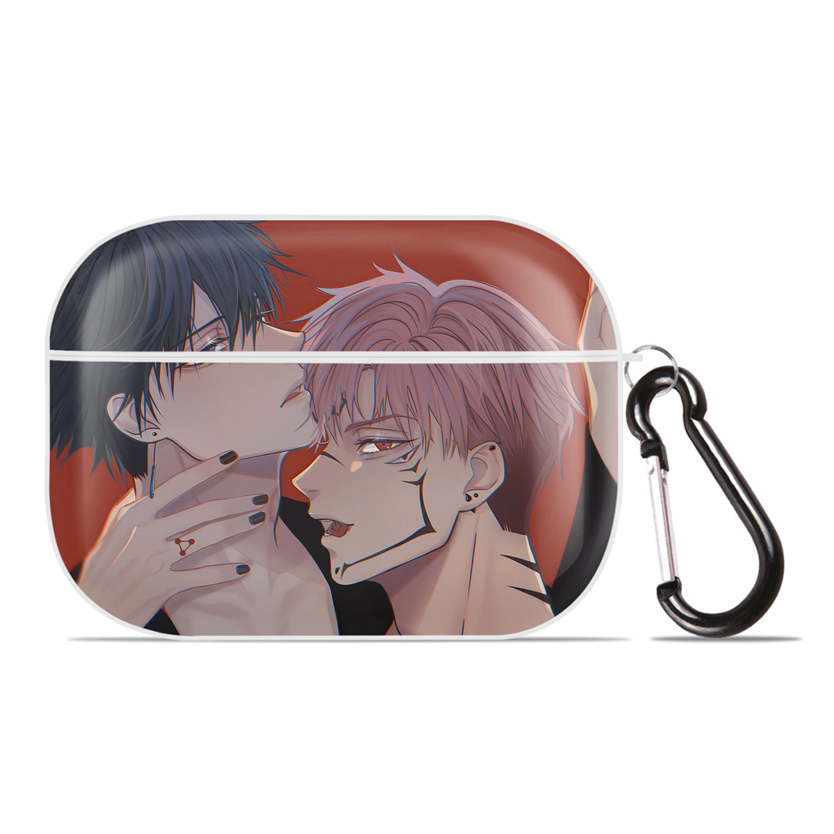 （画像用） 呪術廻戦 Jujutsu Kaisen 【AirPods Pro用】ハードシェル保護ケース 耐衝撃・防指紋・カラビナ付き商品仕様