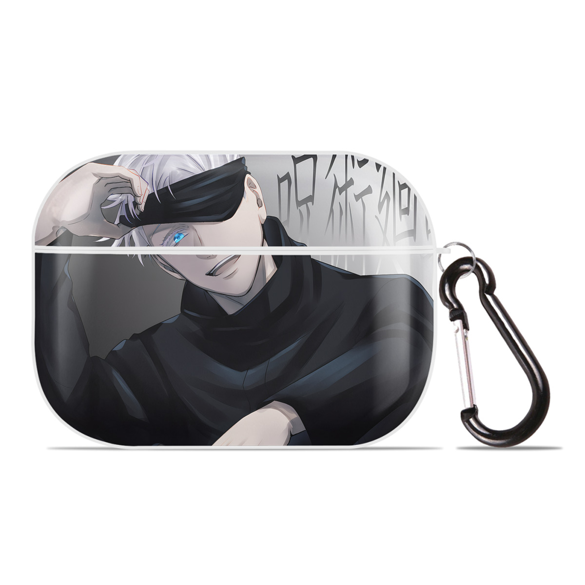 （画像用） 呪術廻戦 Jujutsu Kaisen 【AirPods Pro用】ハードシェル保護ケース 耐衝撃・防指紋・カラビナ付き商品仕様
