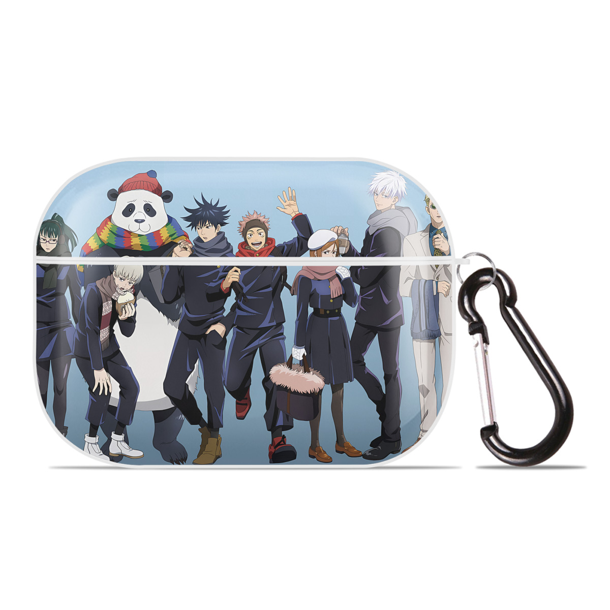 （画像用） 呪術廻戦 Jujutsu Kaisen 【AirPods Pro用】ハードシェル保護ケース 耐衝撃・防指紋・カラビナ付き商品仕様