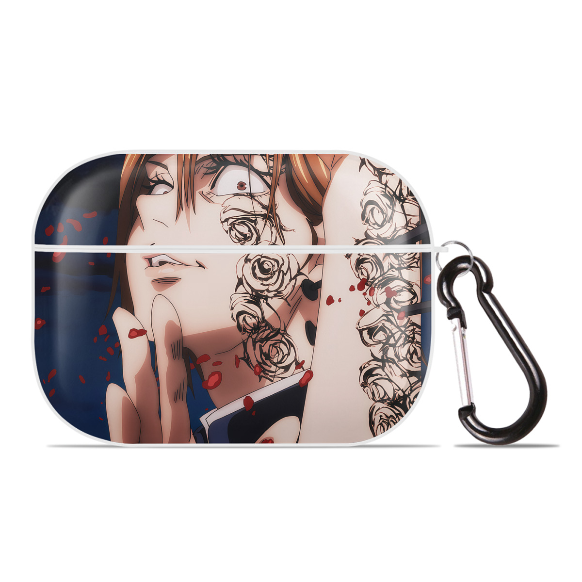 （画像用） 呪術廻戦 Jujutsu Kaisen 【AirPods Pro用】ハードシェル保護ケース 耐衝撃・防指紋・カラビナ付き商品仕様