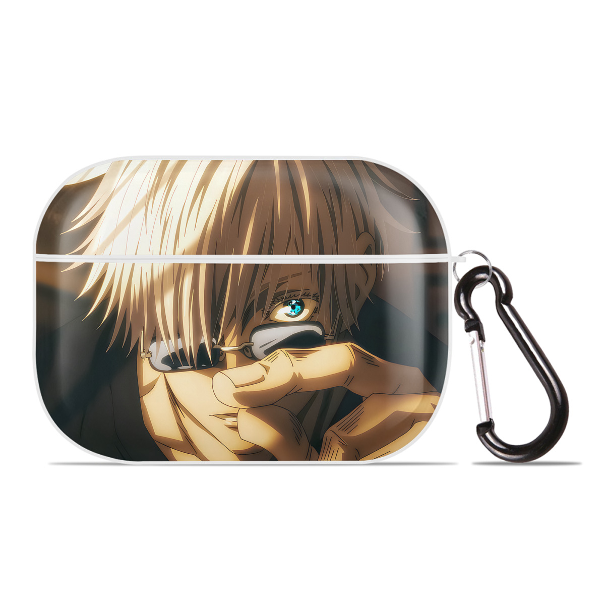 （画像用） 呪術廻戦 Jujutsu Kaisen 【AirPods Pro用】ハードシェル保護ケース 耐衝撃・防指紋・カラビナ付き商品仕様