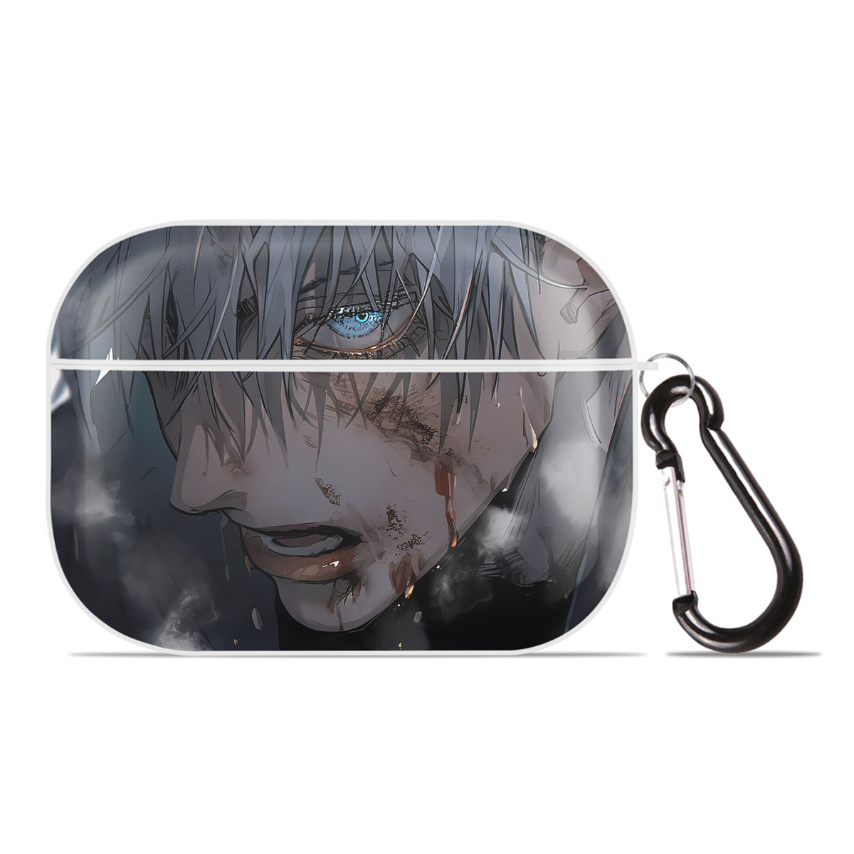 （画像用） 呪術廻戦 Jujutsu Kaisen 【AirPods Pro用】ハードシェル保護ケース 耐衝撃・防指紋・カラビナ付き商品仕様