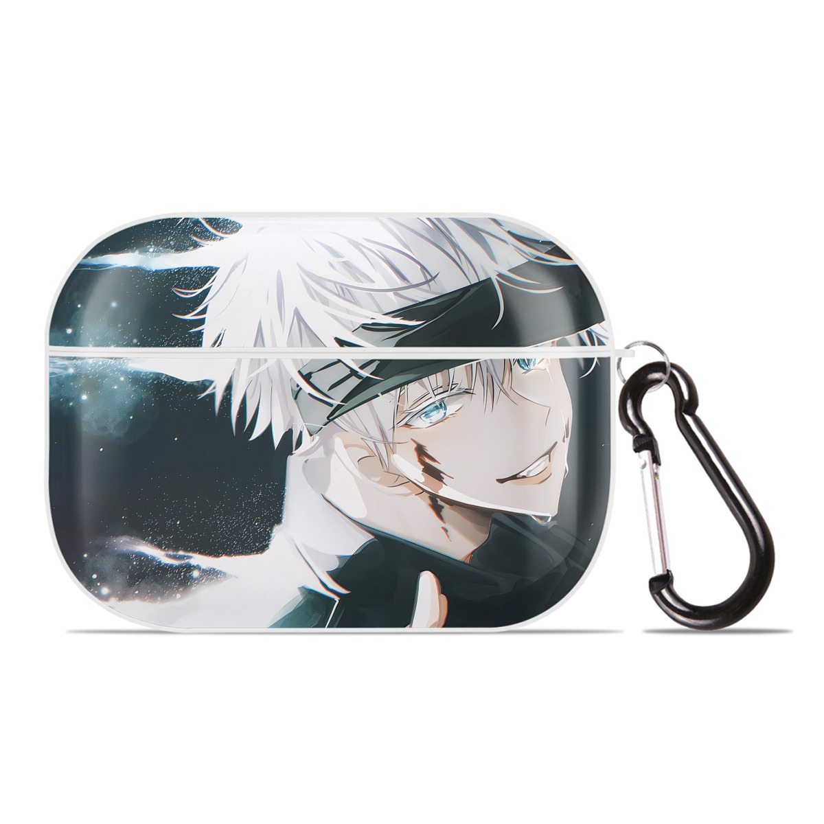 （画像用） 呪術廻戦 Jujutsu Kaisen 【AirPods Pro用】ハードシェル保護ケース 耐衝撃・防指紋・カラビナ付き商品仕様