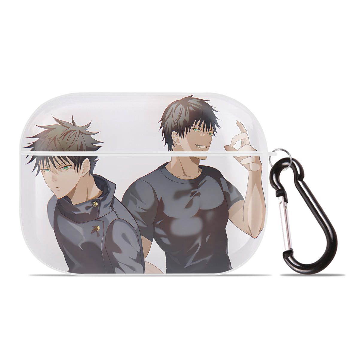 （画像用） 呪術廻戦 Jujutsu Kaisen 【AirPods Pro用】ハードシェル保護ケース 耐衝撃・防指紋・カラビナ付き商品仕様