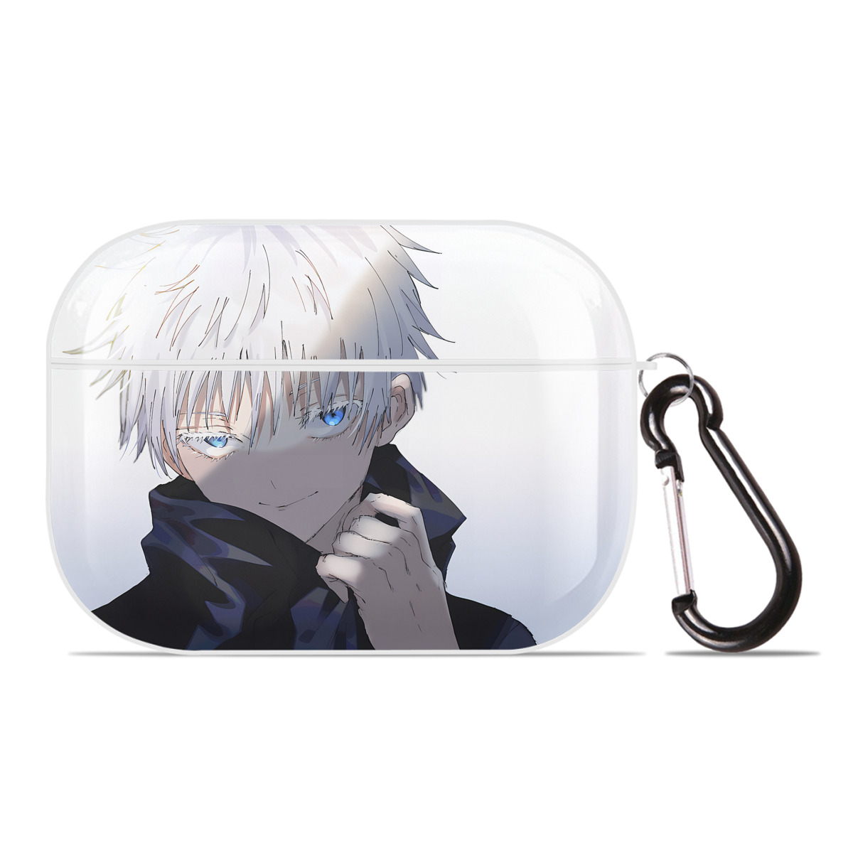 （画像用） 呪術廻戦 Jujutsu Kaisen 【AirPods Pro用】ハードシェル保護ケース 耐衝撃・防指紋・カラビナ付き商品仕様